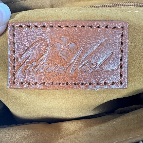 Patricia Nash Avellino Brown Full Grain Leather Adjustable Strap Crossbody Bag - Picture 2 of 16